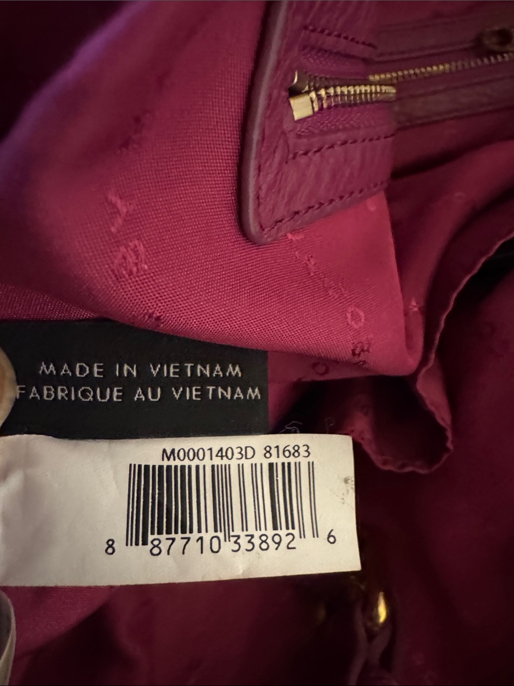 Marc By Marc Jacobs vibrant magenta Pebbled Leather Satchel - Picture 11 of 11